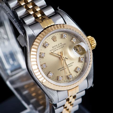 rolex oyster perpetual date clasp|rolex lady datejust 26 gold.